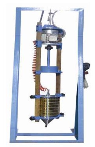 شیکر سرند آویز 8 اینچ ژیراتوری ظرفیت 12 الک برای دانه بندی تر و خشک با موتور 0.75 کیلووات 900 دور و سیستم پاشش آب